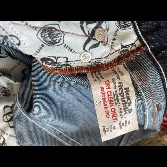 π Rock & Republic Flare Jeans Sz 27 - Picture 8 of 9